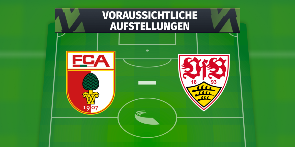 FC Augsburg – VfL Wolfsburg: Die voraussichtlichen Aufstellungen